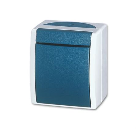 ABB Blue, 2 Way Rocker, 1 Gang, 2CKA001085A