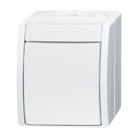 ABB White, 2 Way Rocker, 1 Gang, 2CKA001085A