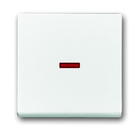 ABB White 1 Gang Cover