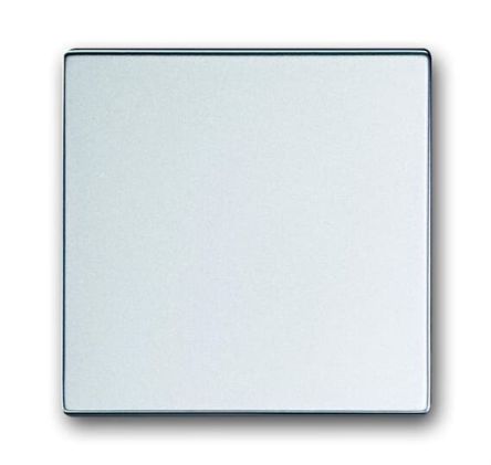 ABB Silver 1 Gang Light Switch Cover