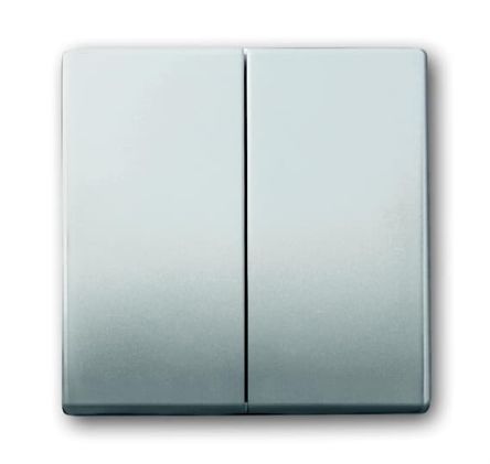 ABB Grey 2 Gang Light Switch Cover