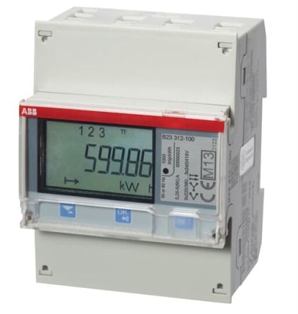 ABB 3 Phase LCD Energy Meter, Type Digital