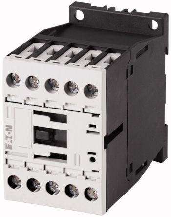Eaton DILA Contactor Relay, 220V Coil, 3-Pole, 4 A, 2 NO/2 NC