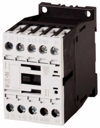 Eaton DILM Contactor, 415V Coil, 3-Pole, 15.5 A, 7.5 kW, 1 NO, 480V