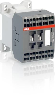 ABB 1SBL11 Contactor, 24V ac Coil, 3-Pole, 12 A, 5.5 kW 24V, 4 NO, 690V
