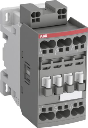 ABB 1SBL2 Contactor, 250V, 500 V Coil, 3-Pole, 50 A, 15 kW 500V, 3 NO, 690V
