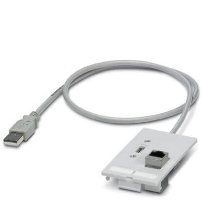 Phoenix Contact Cat5e RJ45 Data Front Plate Shielded Shield Type