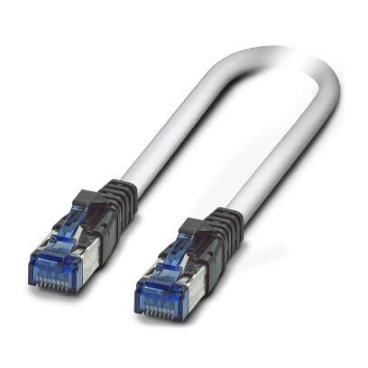 Phoenix Contact FL, 5 m Cat6 Ethernet Cable, Grey, S/FTP Screened Zero Halogen Sheath