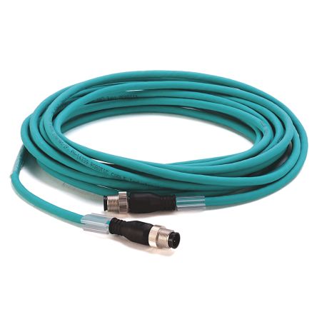 Allen Bradley 1585D, 5 m Cat5e Ethernet Cable, Green Thermoplastic Elastomer Sheath, Unshielded