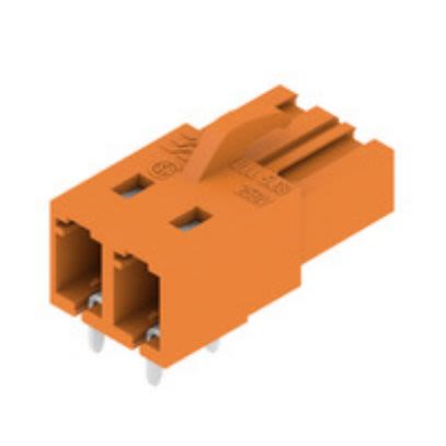 Weidmüller, OMNIMATE Signal Female PCB Header, 5.08 mm Pitch, 2 Way, 1 Row 90°