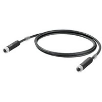 Weidmüller SPE, 2 m Ethernet Cable, Black Screened Polyvinyl Chloride Sheath