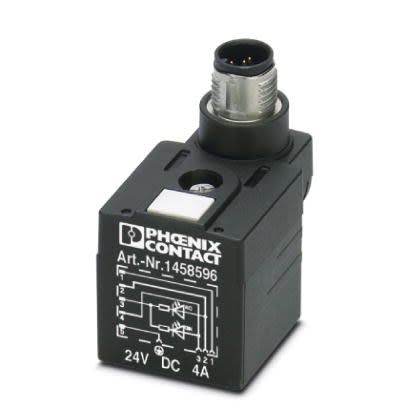 Phoenix Contact Solenoid Valve Connector, 1458596