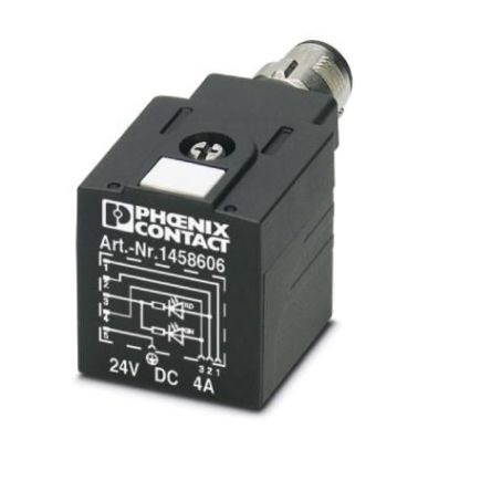 Phoenix Contact SAC-5P-MR/AD-2L SCO 1458606 Series Solenoid Valve Connector, 1458606