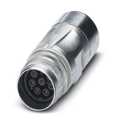 Phoenix Contact Circular Connector, 9 Contacts, Surface, M17 Connector, Socket, Female, IP67, ST Series