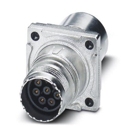 Phoenix Contact Circular Connector, 9 Contacts, Front, M17 Connector, Socket, Female, IP67, ST Series