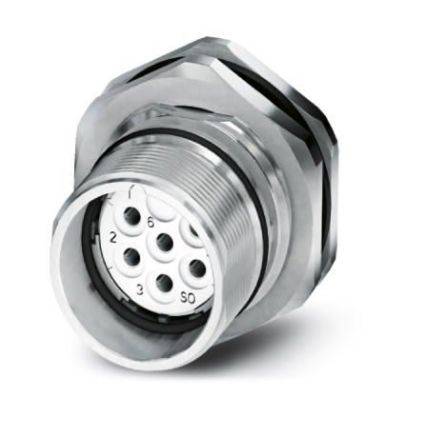 Phoenix Contact Circular Connector, 9 Contacts, Rear, M23 Connector, Socket, Female, IP67, CA Series