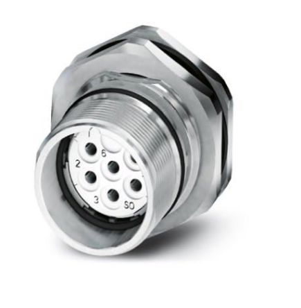 Phoenix Contact Circular Connector, 7 Contacts, Rear, M23 Connector, Socket, Female, IP67, CA Series