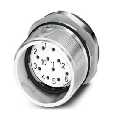 Phoenix Contact Circular Connector, 19 Contacts, Front, M23 Connector, Socket, Female, IP67, CA Series