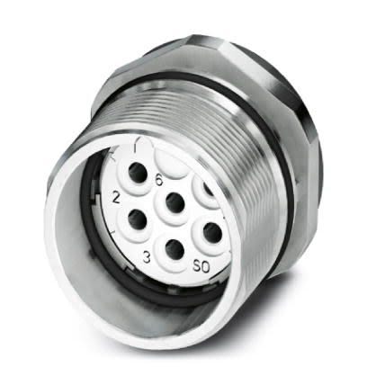 Phoenix Contact Circular Connector, 9 Contacts, Front, M23 Connector, Socket, Female, IP67, CA Series