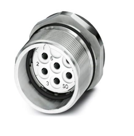 Phoenix Contact Circular Connector, 7 Contacts, Front, M23 Connector, Socket, Female, IP67, CA Series