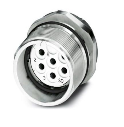 Phoenix Contact Circular Connector, 7 Contacts, Front, M23 Connector, Socket, Female, IP67, CA Series