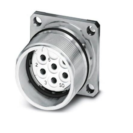 Phoenix Contact Circular Connector, 7 Contacts, Front, M23 Connector, Socket, Female, IP67, CA Series
