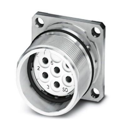 Phoenix Contact Circular Connector, 7 Contacts, Front, M23 Connector, Socket, Female, IP67, CA Series
