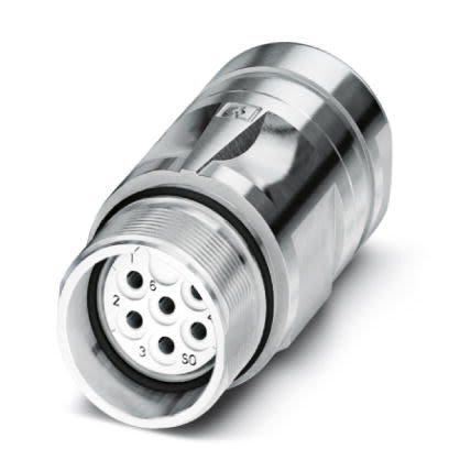 Phoenix Contact Circular Connector, 7 Contacts, Cable, M23 Connector, Socket, Female, IP67, CA Series