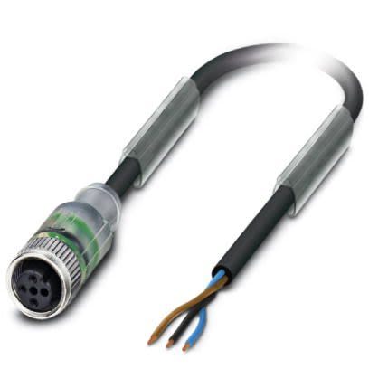 Phoenix Contact Female 5 way M12 to Sensor Actuator Cable, 1.5 m