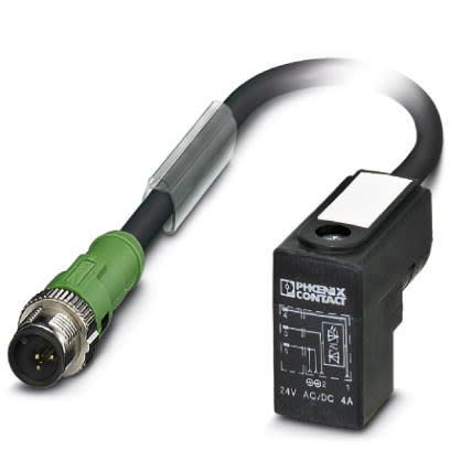 Phoenix Contact Male 5 way M12, Straight to DIN 43650 Form C Sensor Actuator Cable, 3 m