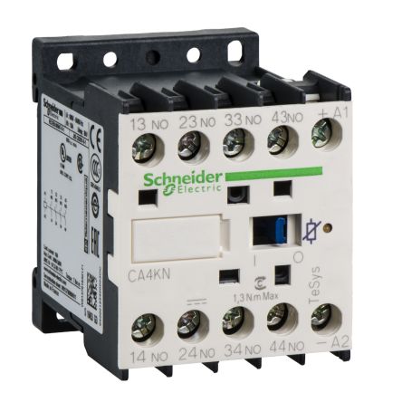 Schneider Electric, TeSyS CA Control Relay 2 NO/2 NC, 10A Contact Rating, 1.8 W, 110V dc