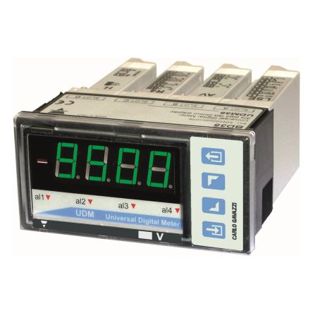 Carlo Gavazzi LED Indicator Digital Panel Multifunction Meter for Display Facade, 14.2 mm x