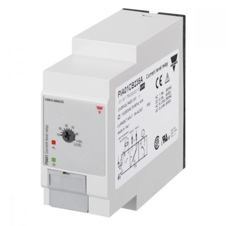 Carlo Gavazzi Monitoring Relay, 1 Phase, SPDT, 230V ac