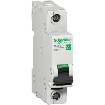 Schneider Electric Multi9 Multi9 Miniature Circuit Breaker, 1-Pole, 32A, Type D, 65 V dc DC, 10 kA Breaking Capacity