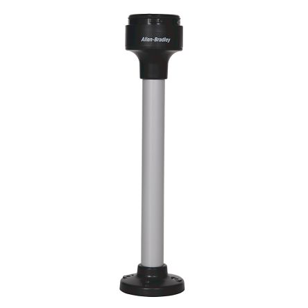 Allen Bradley 854K Series Black Strobe, Flashing, Steady/Flashing, Steady Effect Mounting Base, LED, Xenon Bulb, AC/DC,