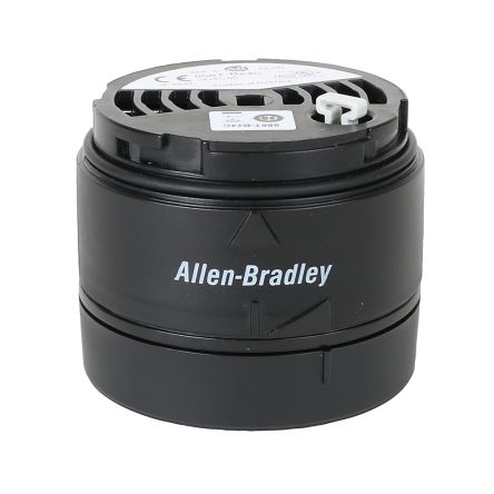 Allen Bradley 856T Series Black Flashing, Strobe, Steady Effect Mounting Base, XeNon-Tube, LED Bulb 24V, AC/DC, IP54,