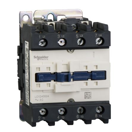 Schneider Electric TeSyS D Contactor, 220V Coil, 3-Pole, 60 A 220V, 1 NO/1 NC