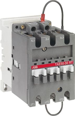 ABB TAE Contactor, 17V, 32 V Coil, 3-Pole, 100 A, 25 kW 17V, 32 V, 3 NO, 1kV