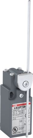 ABB LS32P72B11 Series Roller Lever Limit Switch, 1 NO/1 NC, IP65, Plastic Housing, 400V ac, 5.5A