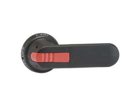 ABB Black Rotary Handle, 125 mm, 1SCA0 Series