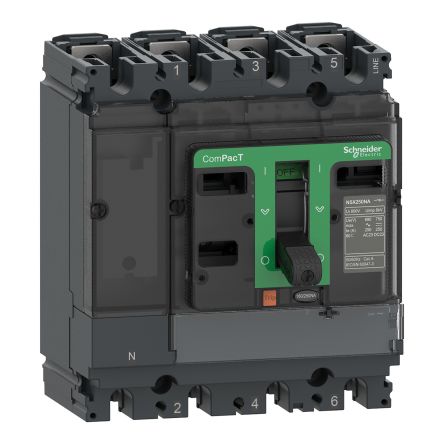 Schneider Electric Switch Disconnector, 4-Pole, 250 A, 250A