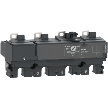 Schneider Electric, ComPacT New Generation, ComPacT NSX Circuit Breaker Accessory 4-Pole 220A
