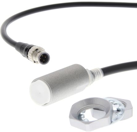 Omron E2EQ-X11D118-M1TGJ-T 0.3M Threaded Barrel Inductive Proximity Sensor, M18 2-Wire E2E 30V 11 mm 30 V dc 100mA, 3 mA
