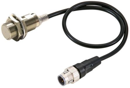 Omron E2E-X5D1-M1TGJ-T 0.3M Threaded Barrel Inductive Proximity Sensor, M18 2-Wire E2E 30V 5 mm 30 V dc 100mA, 3 mA
