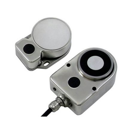 Omron D40ML Series RFID Non-Contact Safety Switch, Stainless Steel Housing, 24V, 2 NC, M12