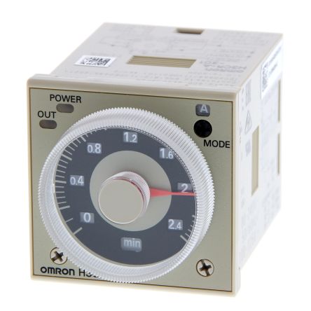 Omron H3CR Series Plug-in, Plug-in Timer Relay, 11-Contact 240V, 0.05 to 1.2 s, 0.05 to 1.2 s, Multifunction-Function,