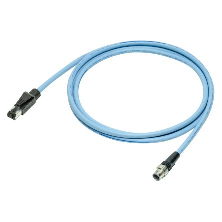Omron, 5 m Ethernet Cable, Blue