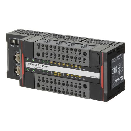 Omron Pluggable I/O Connector Safety Network Controller 2 Port 24-Position, GI-SID1224