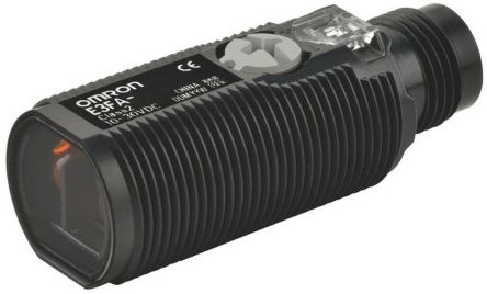 Omron Retroreflective Photoelectric Sensor, Cylindrical Sensor