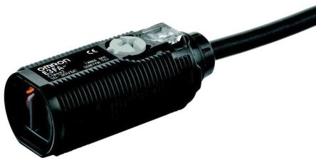 Omron Diffuse Photoelectric Sensor, Cylindrical Sensor